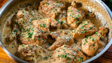 One Pan Chicken Fricassée