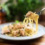 Minute Lemon Salmon Pasta