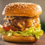 Garlic & Chili BBQ Chicken Burgers