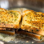 Garlic Chicken and Cheese sandwich