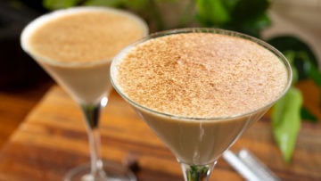 Homemade eggnog