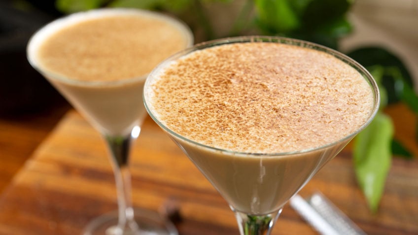 Homemade eggnog
