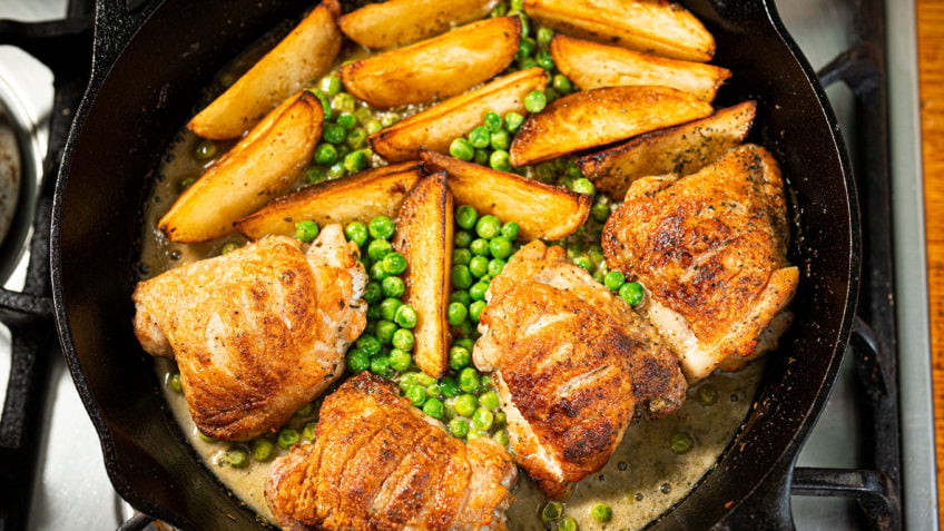 Chicken Vesuvio
