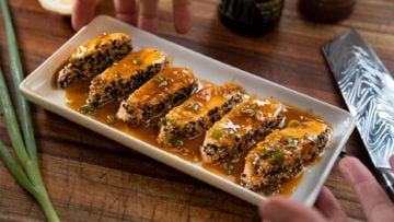 Sesame Seed Crust Salmon