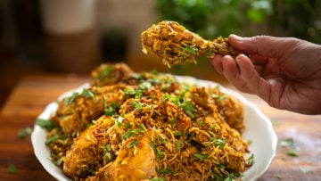 Homemade Spicy Chicken Biryani