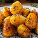 Greek Roasted Lemon and Garlic Potatoes