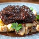 Braised Beef Cheeks in red wine jus