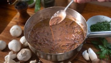 Restaurant Mushroom Sauce