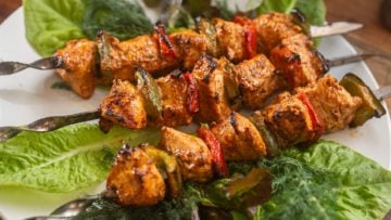 Mediterranean BBQ Chicken Skewers