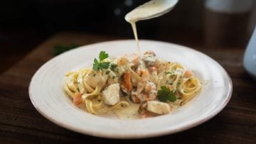 Seafood Pasta French Style