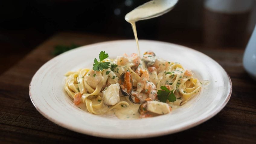 Seafood Pasta French Style