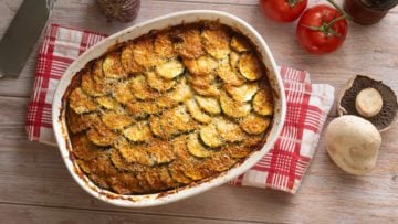 Zucchini Gratin Provençale Mediterranean