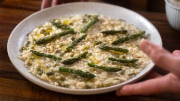 Creamy Asparagus Risotto