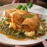 Chicken with Fines Herbs Sauce