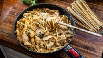 Creamy Chicken Fettuccine