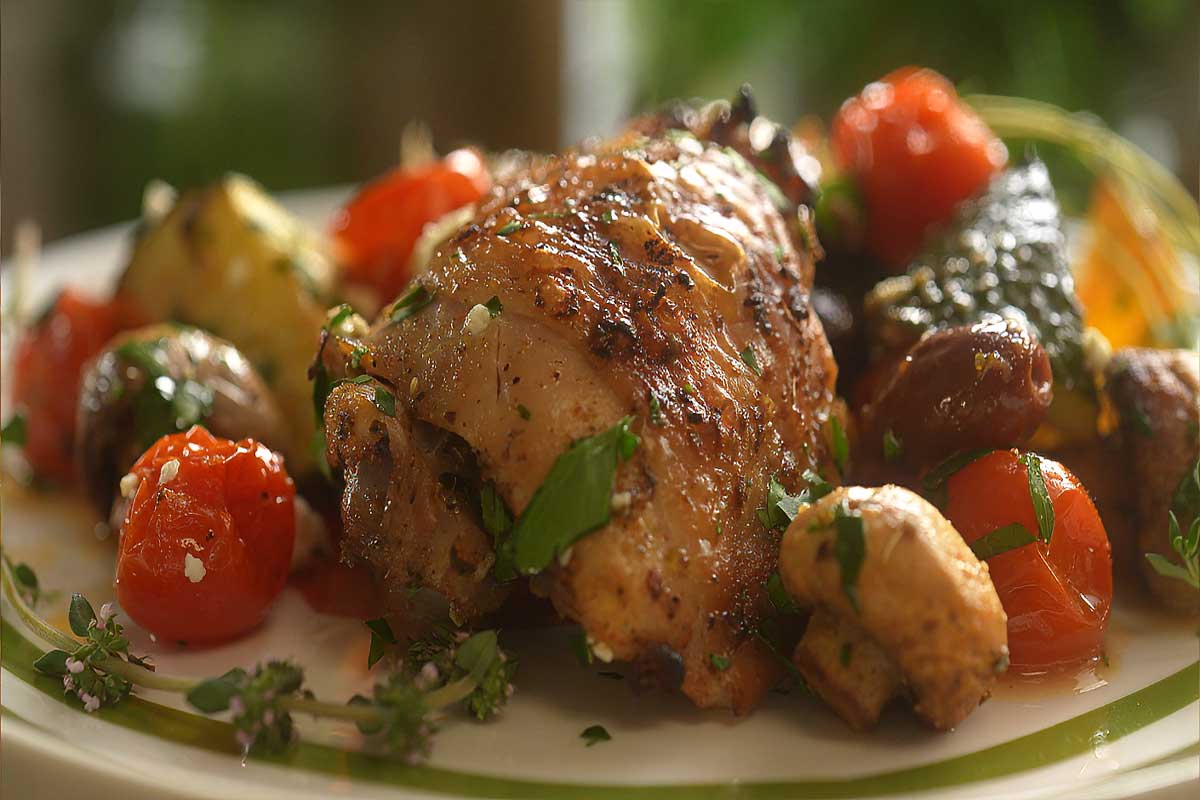 Crispy skin chicken