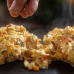 Scrambled Eggs with Vegetables on Sourdough