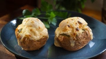 Eggs Toupinel in potato jackets