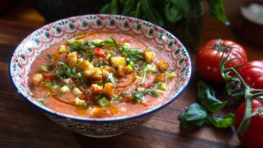 Gazpacho - Easy Meals with Video Recipes by Chef Joel Mielle