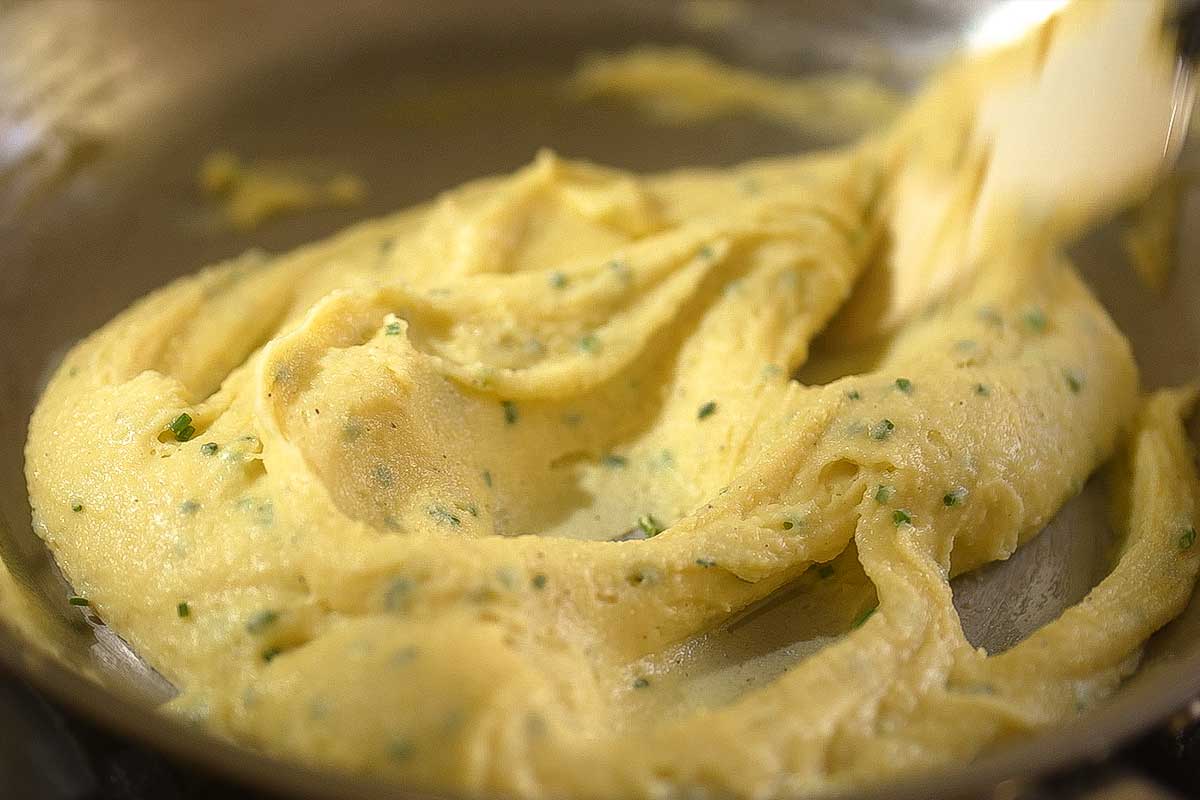 Smooth potato puree
