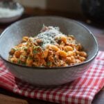 Sardinian gnocchetti in Campidanese sauce