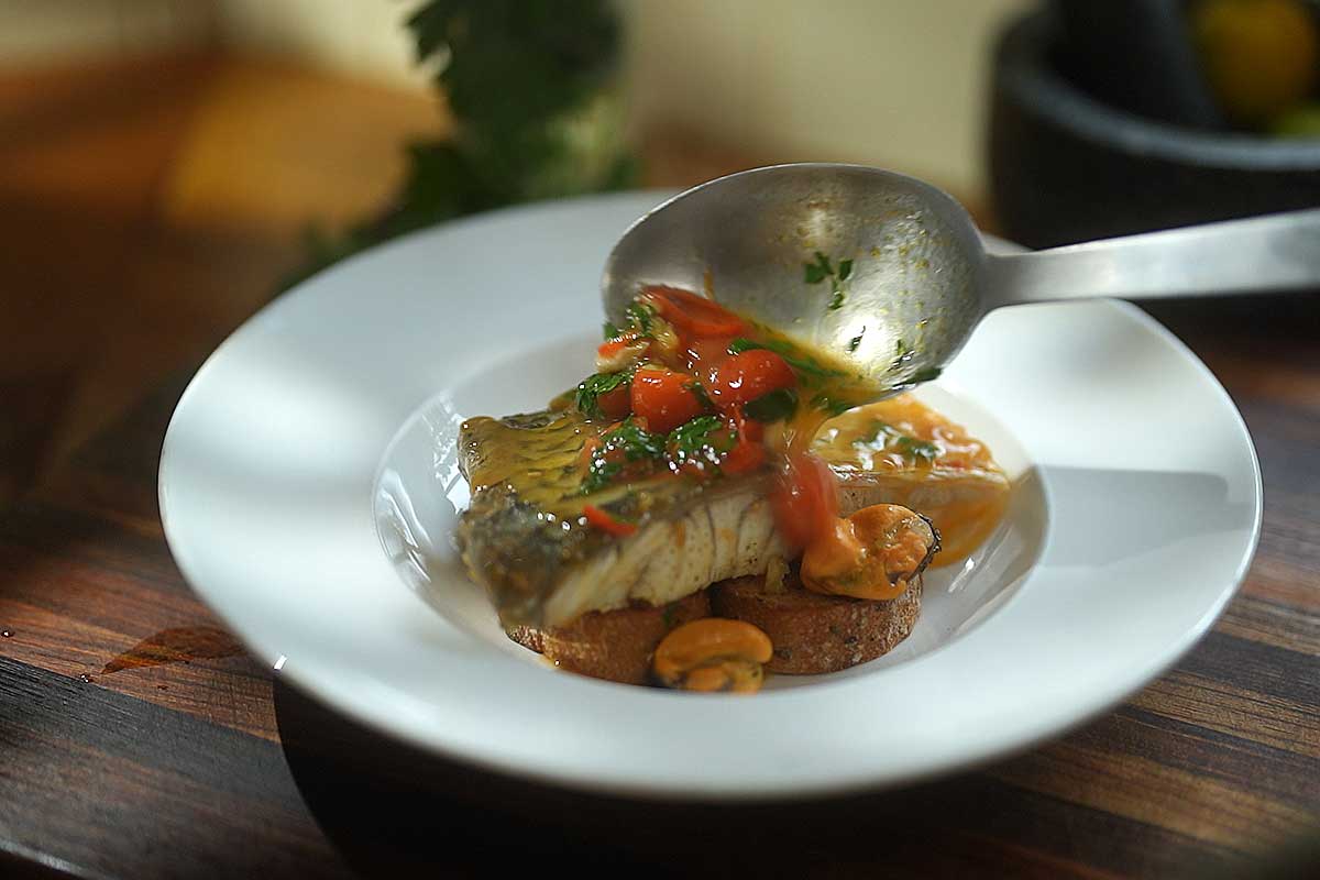 The tastiest seafood broth