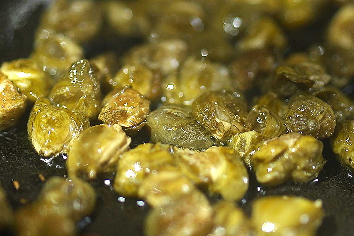 Optional fried capers