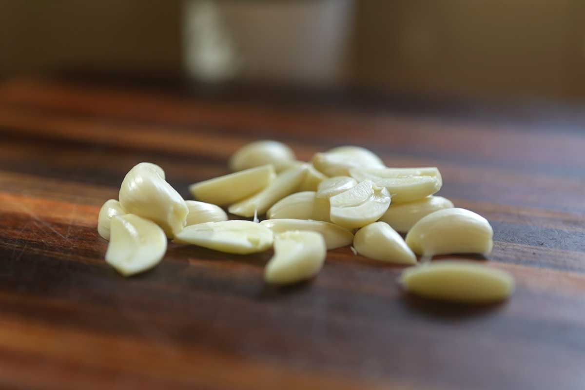 Just sweet garlic slowly melting away