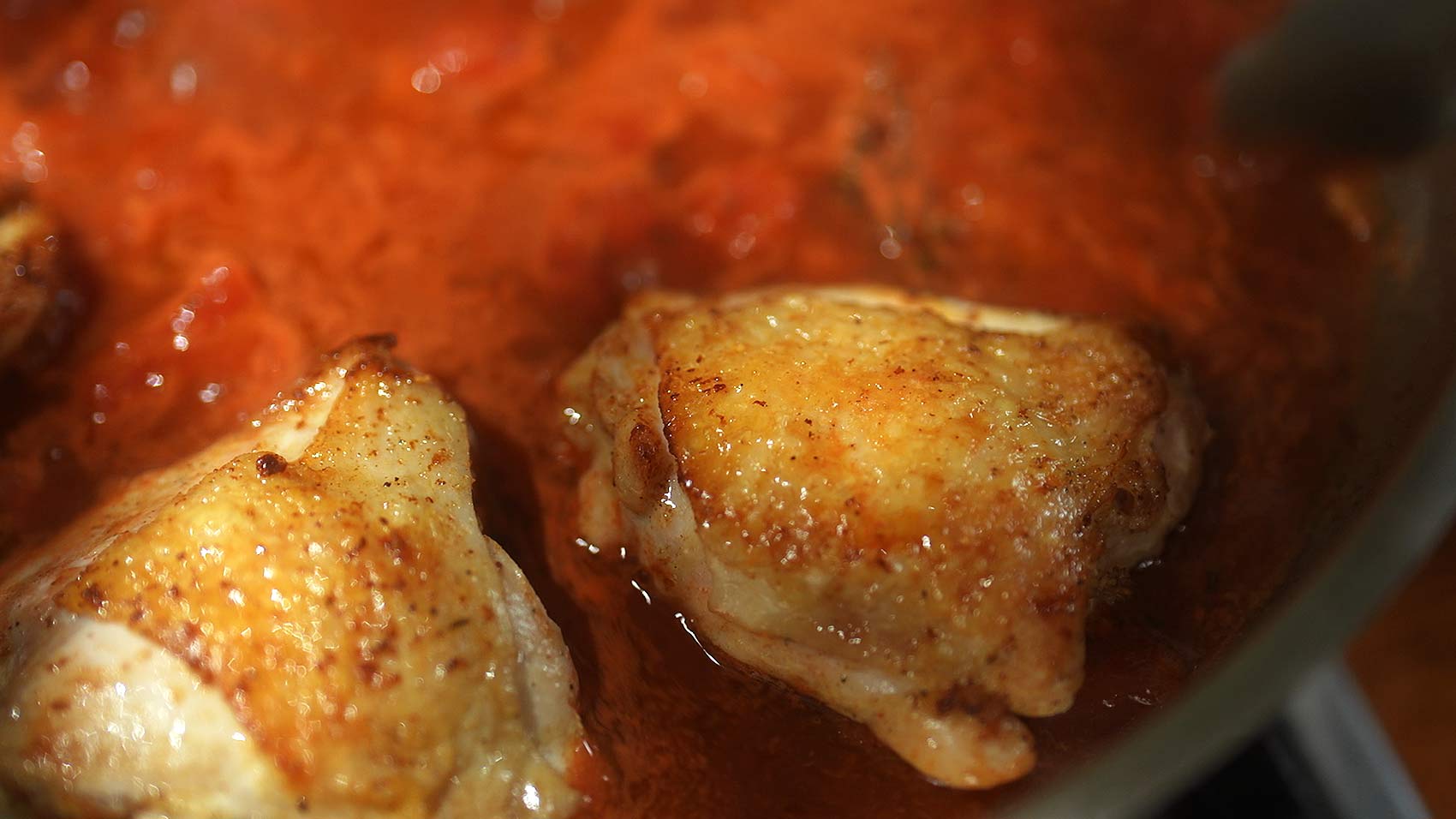 A simple pan sauce with a very French little trick