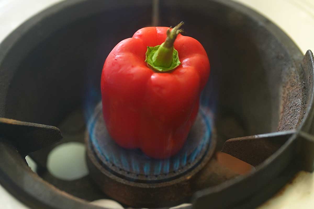Smoked Red Bell pepper
