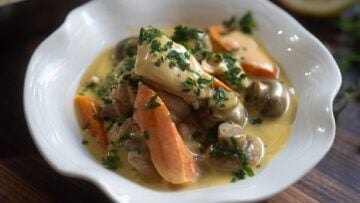 Chicken blanquette for Chefs
