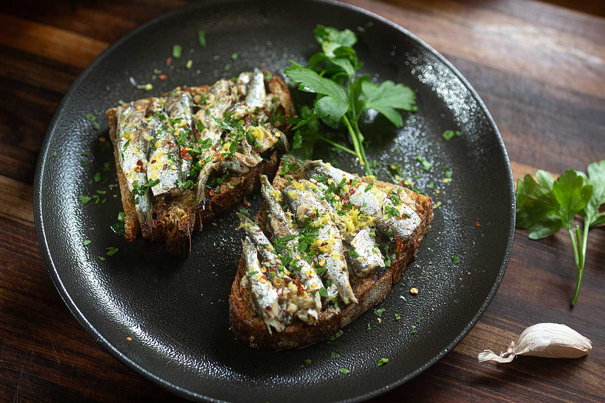 Sardines on toast