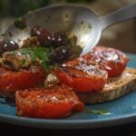 Warm Sardines and Tomatoes on Toasted Sourdough