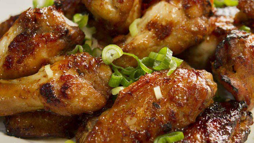 Sticky Honey and Soy Chicken Wings