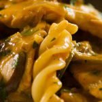 Chicken Strogonoff with pasta recipe