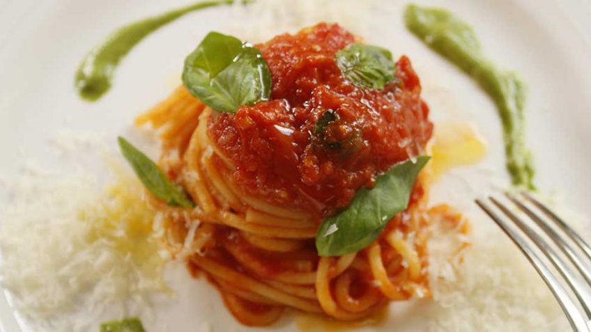 Spaghetti Peppe influenced by an Italian Michelin Star Chef