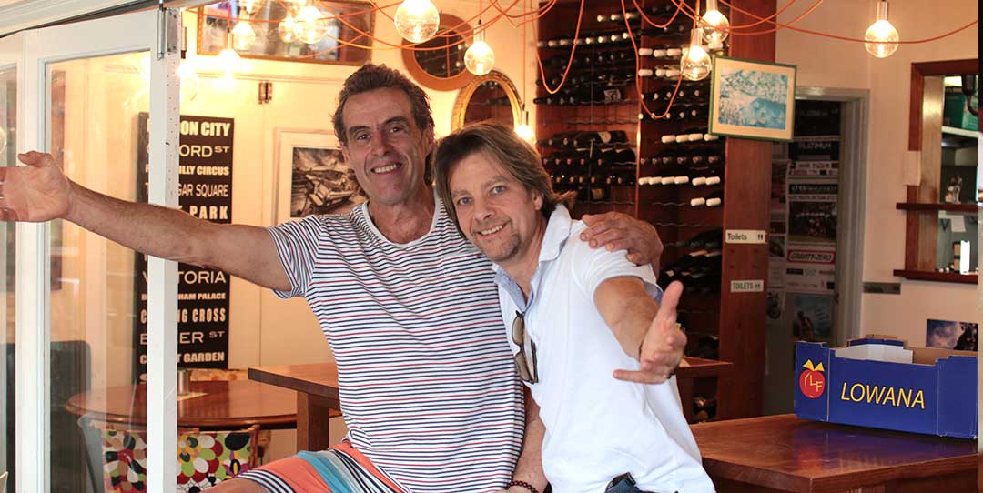 Chef Joel Mielle with Chef Rob Licciardo