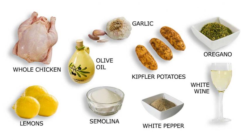 Greek chicken recipe ingredients