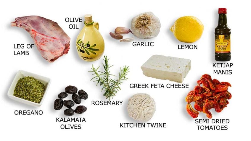 BBQ Leg of lamb Greek style