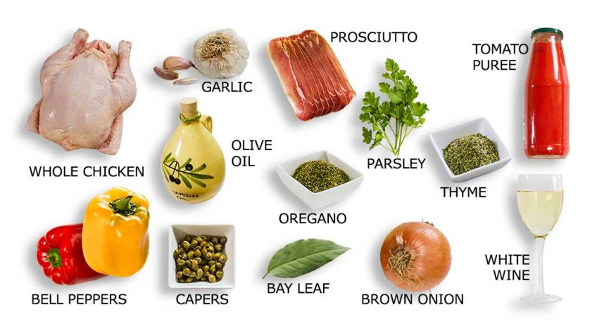 Chicken Roman Recipe Ingredients