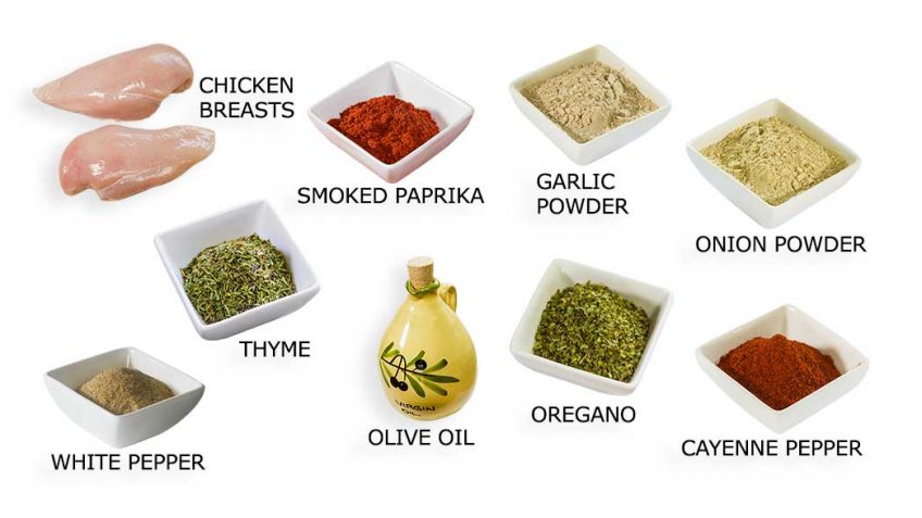 Cajun Chicken Recipe Ingredients