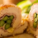 Chicken asparagus with smoked ham and cheese