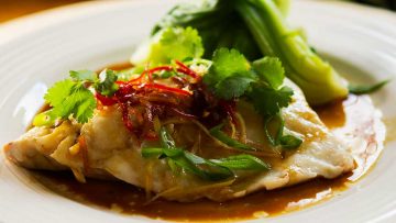 Steamed Asian Style Fish