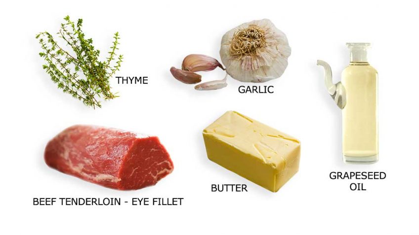 Slow cooked beef ingredients