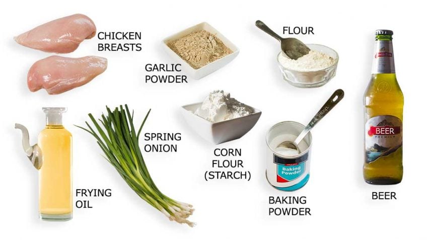 Fried Battered chicken recipe