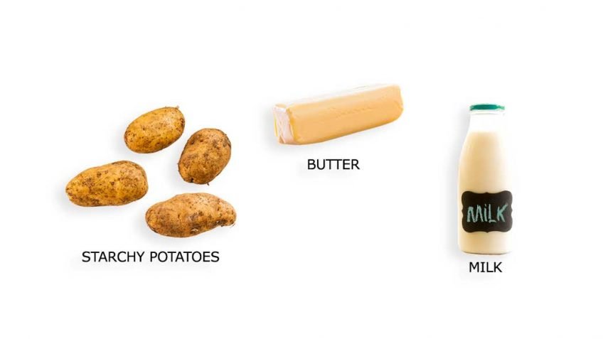 Mashed potato recipe ingredients