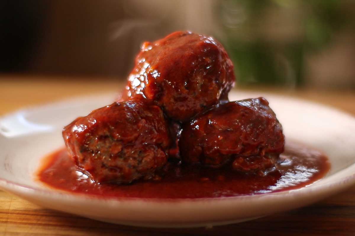 Perfect juicy meatballs