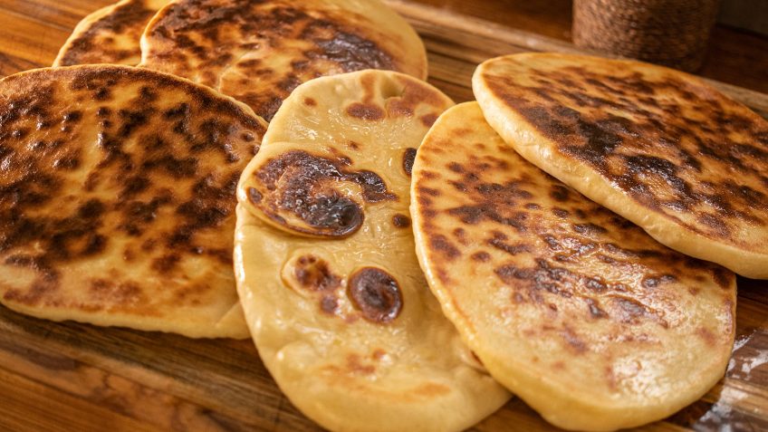 Soft Buttery Naan bread
