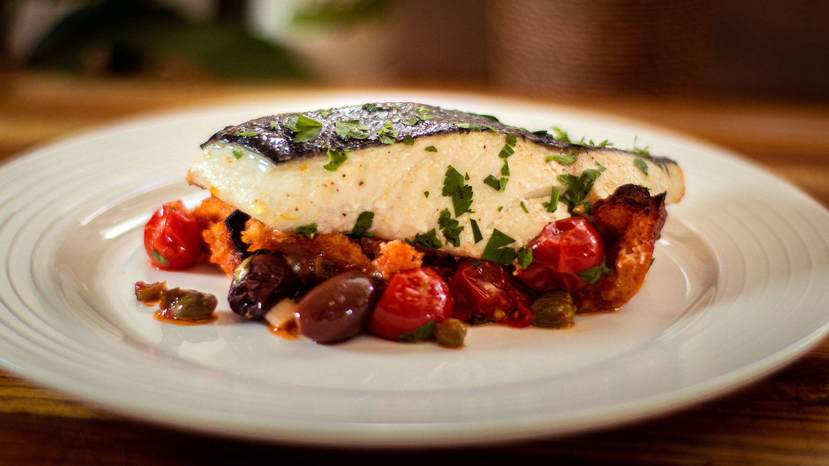 Mediterranean Baked White Fish - Easy Meals with Video Recipes by Chef