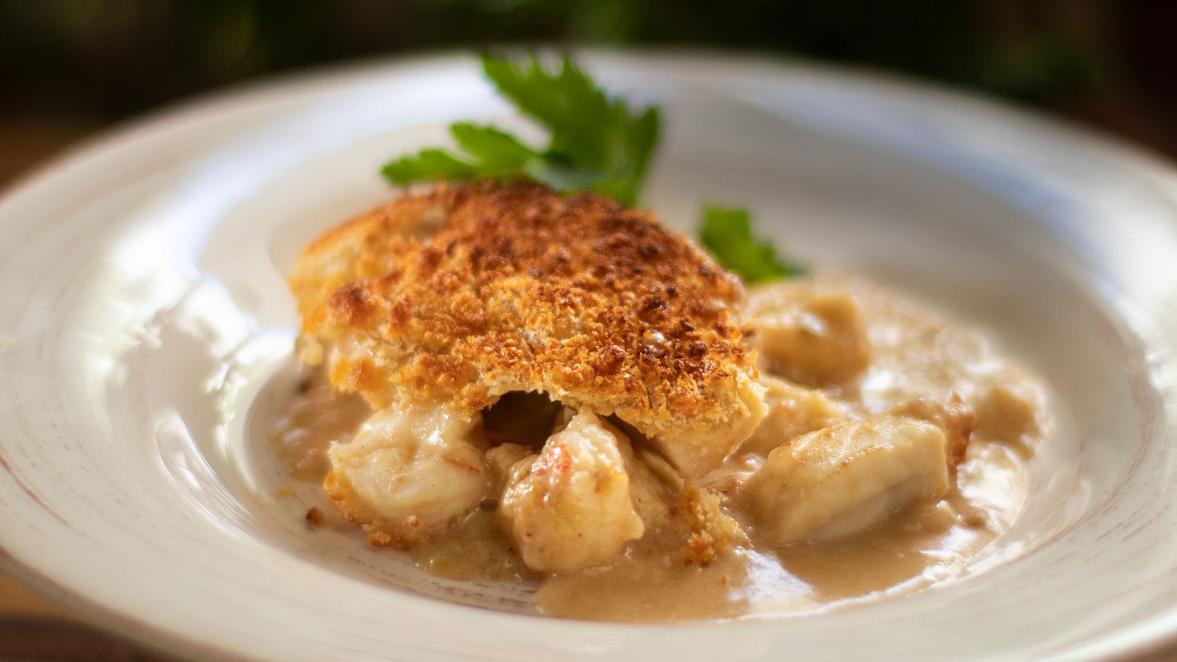 Seafood gratin with Leek Confit Easy Meals with Video Recipes by Chef